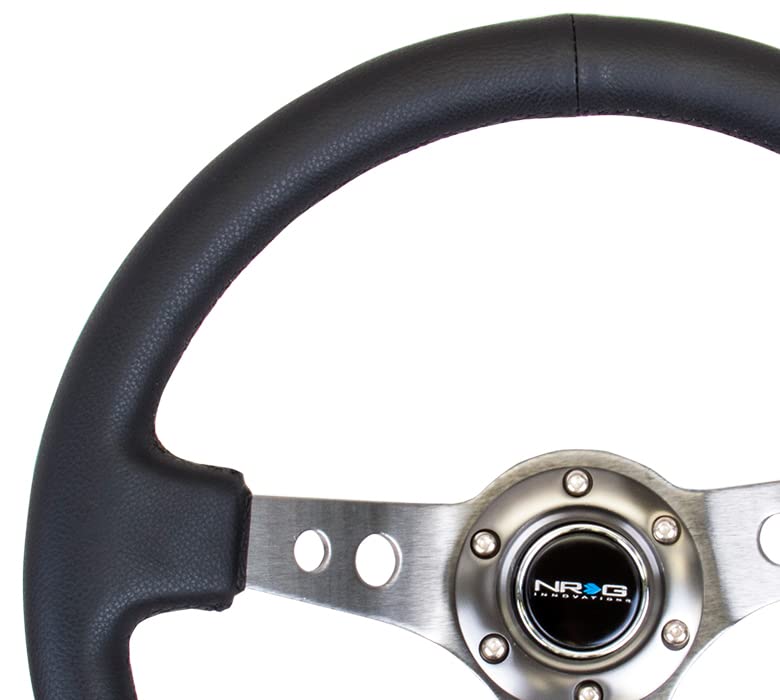 NRG Innovations NRG-RST-006GM Reinforced Steering Wheel - 350mm Sport Steering Wheel (3