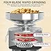 ZhlCrioxenic Commercial Peanut Butter Machine, Butter Machine Electric Grain Grinder Peanut, with Pure Copper Motor, for Groundnut, Almond, Cashew Nut & Sesame 3-B