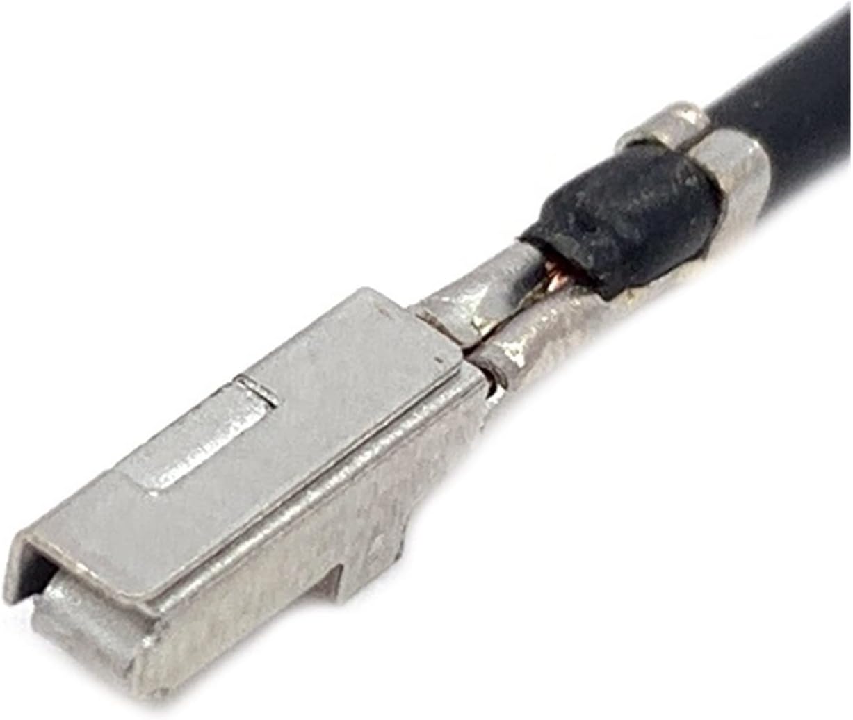 2.2MM 7116-4021 Car Crimp Terminal Wire Female Connector Plug Socket Fuse Box Harness Soft Jacket With 18AWG Cable DJ621-2.2A (Color : Female, Size : 10 Pcs)