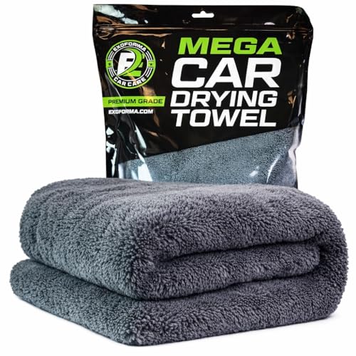 ExoForma Mega Car Drying Towel - Holds Up to 9 lbs, No Streaks,...