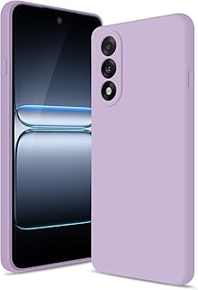 Coque pour OnePlus Nord 5 Case, Silicone Étui Souple avec Protection de Caméra, Cover Mince Antichoc avec Microfibre Douce Anti-Rayures, Violet