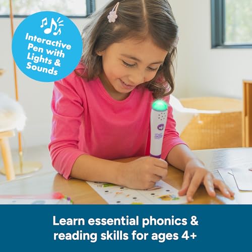 Educational Insights Hot Dots Phonics Fun Set - Preschool and Kindergarten Flash Cards Compatible with Interactive Pen, Preschool Learning Activities, Learn to Read Activity for Kids Ages 3 and Up - Image 3