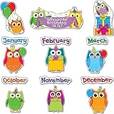 CD-110227 - COLORFUL OWLS BIRTHDAY BB SET