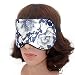 Produktbild 100% Seide Schlafmaske Augenmask Schlafbrille Reisen Nachtmaske Silk Eye Mask (Floral)