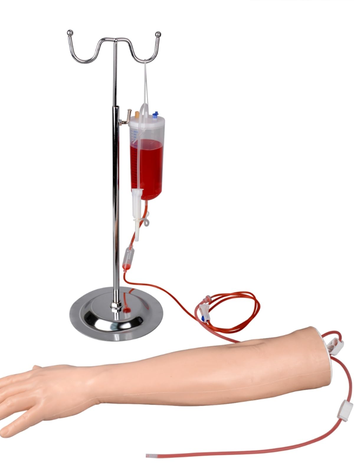 Simulation Silikon Arm Venenpunktion Injektion IV Hand Set linken und rechten Arms Trainingsmodell Medizin Pflege Chirurgische Praxis Spezielle IV Praxis Puppe Arm Injektion