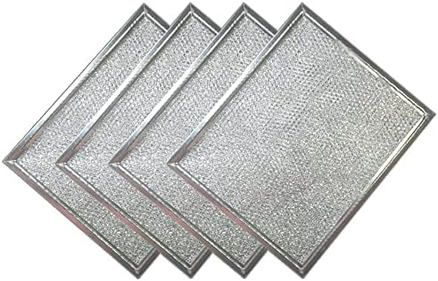 Amazinpure 97006931 NY NV [OEM PART#S97006931] Broan Nutone range hood grease filter replacement Compatible with BP29 exhaust fan 1172137 5-3078 88150 99010121 (10.5 x 8.75) Inch Aluminum 4 Pack