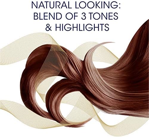 Clairol Nice'n Easy Crème, Natural Looking Oil Infused Permanent Hair Dye, 3.5BG Dark Burgundy Brown