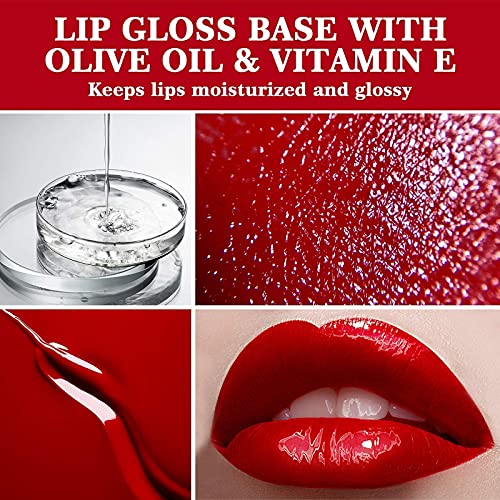 Clear Lip Gloss Base For Diy Lip Gloss Making Kit - 14.1Oz Versagel With Olive Oil & Vitamin E For Smooth, Hydrated, Moisturized Lips - Fragrance-Free, Safe For Sensitive Skin Small Business Supplies #TOP5