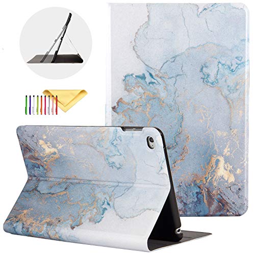 iPad Mini 5 Case 2019, iPad Mini 4 Case, Uliking [Marble Map Series] PU Leather Shockproof Shell Stand Smart Cover with Auto Wake/Sleep for Apple iPad Mini 5th/4th Gen 7.9" Tablet, Gold Map