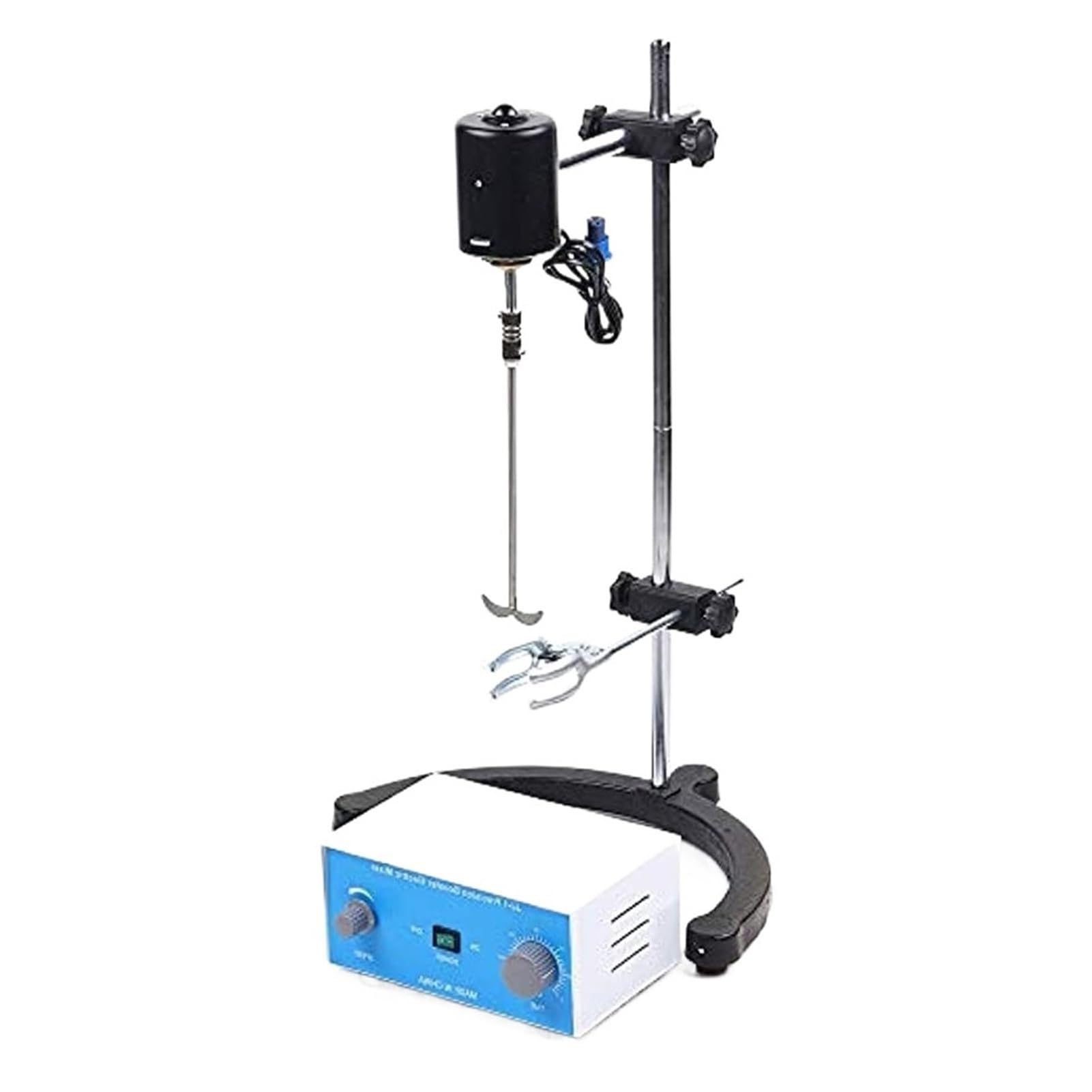 Precision Labor-Überkopf-Rührer, 0-3000 U/min, variable Geschwindigkeit, Mischgerät mit Magnetrührstab, geschlossenes Gehäuse für Fest-Flüssig-Mischung, Labor-Mischgeräte