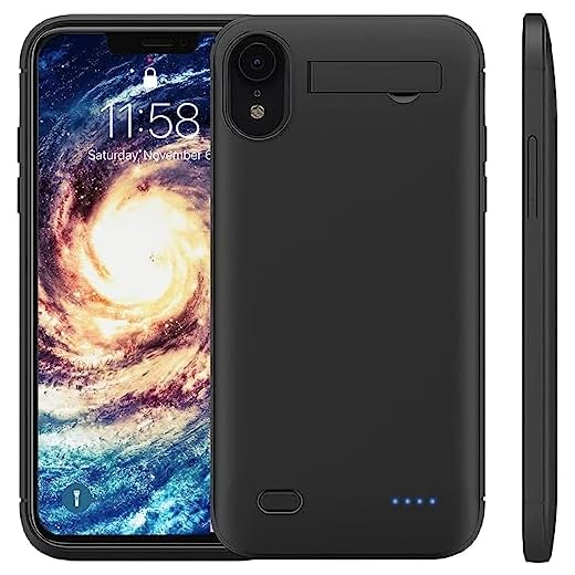 Battery Case for iPhone X XS (5.8inch) Charging Compatible, 7000mAh Extended Power Slim Protective Portable Charger Case Rechargeable for Phone Regular X XS