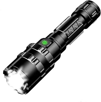 Rechargeable Torch LED Torch Super Bright 2000 Lumens Handrail Flashlight Zoomable Camping Torch for Outdoor Activities