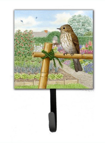 Spotted Flycatcher by Sarah Adams Leash or Key Holder