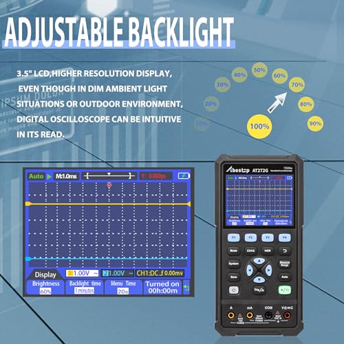 Image of AT272G Oscillograph 70MHz Digital Oscilloscope 3 in 1 Functions Oscilloscope + Multimeter + Generator /Signal Source with 2+1 Channels