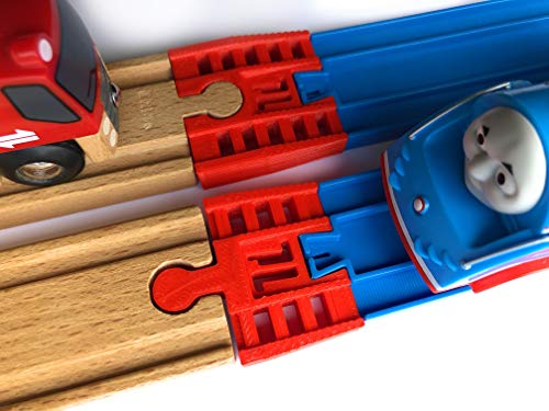 Preisvergleich Produktbild TrainLab Holzeisenbahn-zu-Plarail-Zugschienen-...