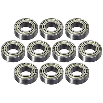 Othmro Deep Groove Ball Bearing 8mmx16mmx5mm,Carbon Steel Single Row Bearing Metal Double Sealed 688ZZ 10PCS