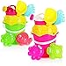 com-four® Ensemble de Jouets de Plage 14 pièces - Jouets de Sable pour la Plage et Le bac à Sable - Seau, Pelle, moules et arrosoir [la sélection varie] (Set 2 - 14 pièces)