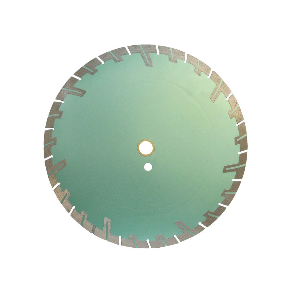 14'' x .125'' x 1'' - 20mm Turbo Segmented Wet/Dry Cutting Saw Blade 10mm Rim