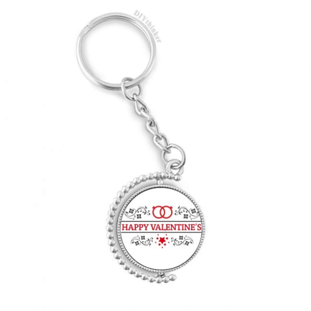 Clé de la chaîne bague rotative Saint-Valentin idée cadeau unique - 4
