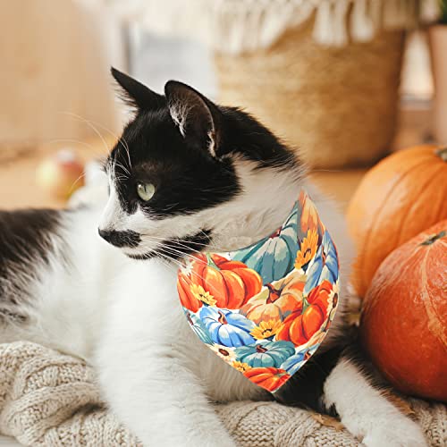 Fall Dog Cat Bandana, Thanksgiving Harvest Pumpkin And Maple Pattern For Large Medium Small Puppies Pets #TOP4