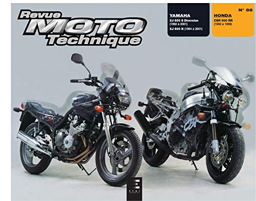 Revue Moto Technique 88.5 YAMAHA XJ 600 (1992 à 2001) et HONDA CBR 900 (1992 à 1999)