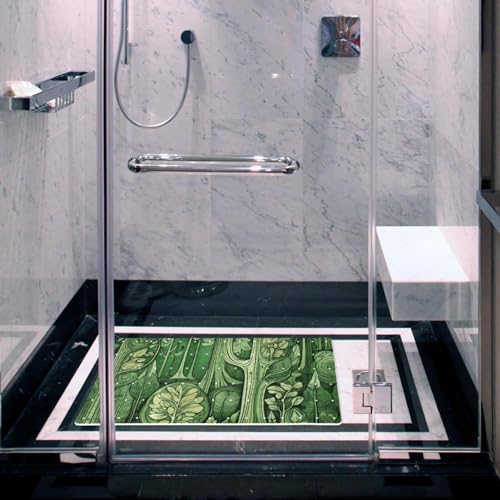 Tapis de bain antidérapant séchage rapide extra long pour douche familiale sécurisée