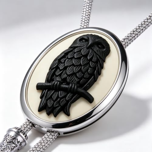 Image of Jeilwiy Bolo Tie for Men, Western Bolero Tie Cowboy Ties Native American Cowgirl Bolo Tie Accessories for Men Women