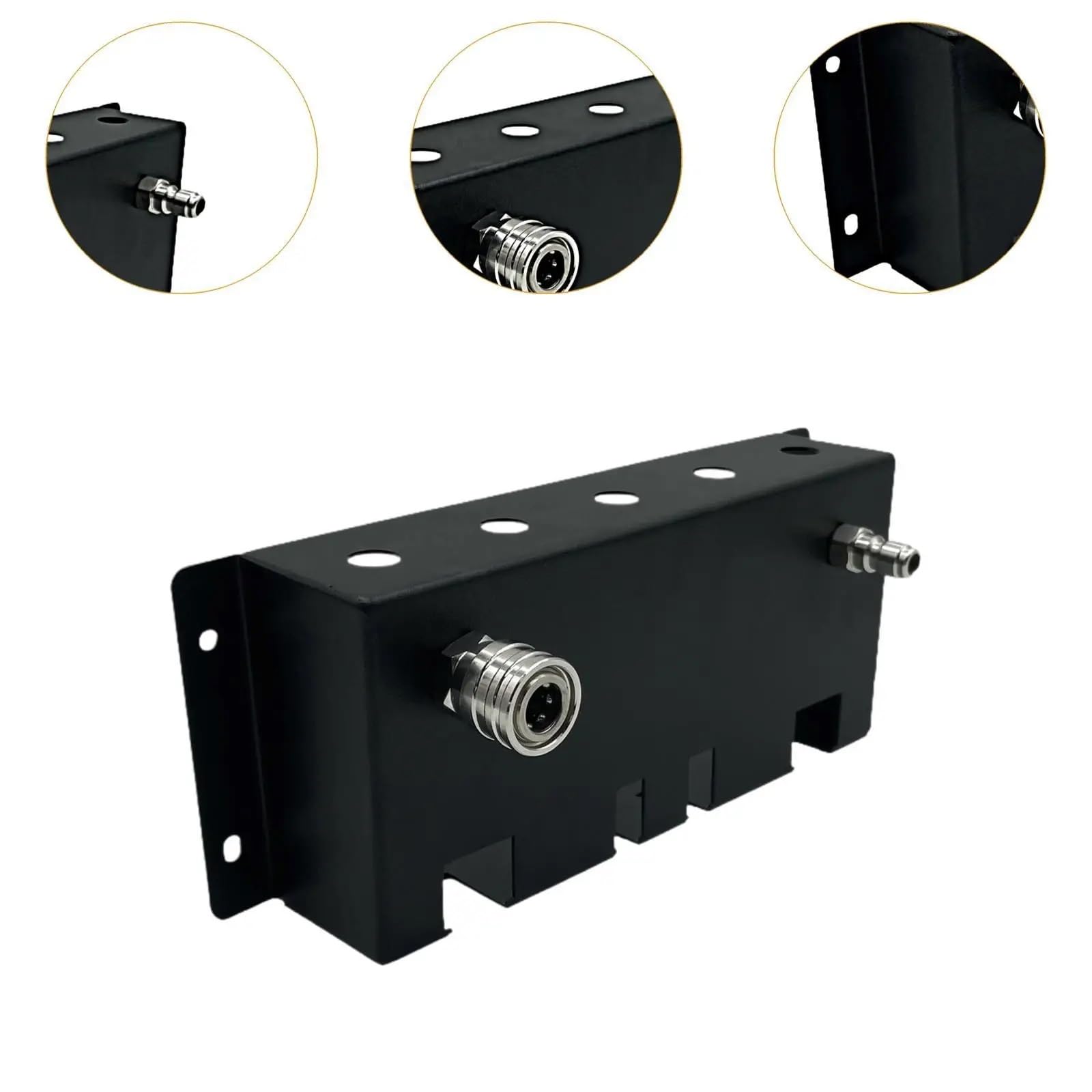 Soporte para pistola de lavado a presión, soporte multifuncional para boquillas, montaje en pared, práctico organizador de herramientas de metal