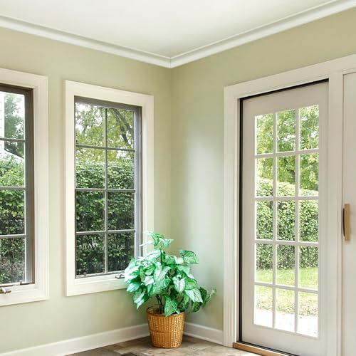 image for Art3d 10-Pack 47Ft White Ceiling Crown Molding Trim, High Impact Polys