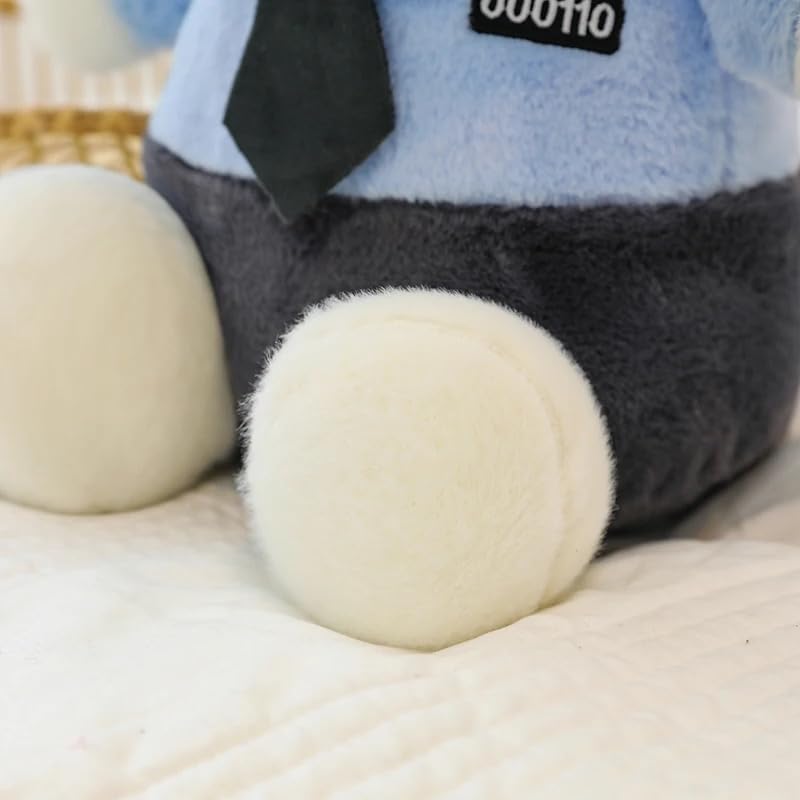 Image of 25cm Plush Petrol Bear Teddy Bear - Soft Stuffed Animal Toy with Multicolor Uniform & Cap - Random Color for Kids & Toddlers