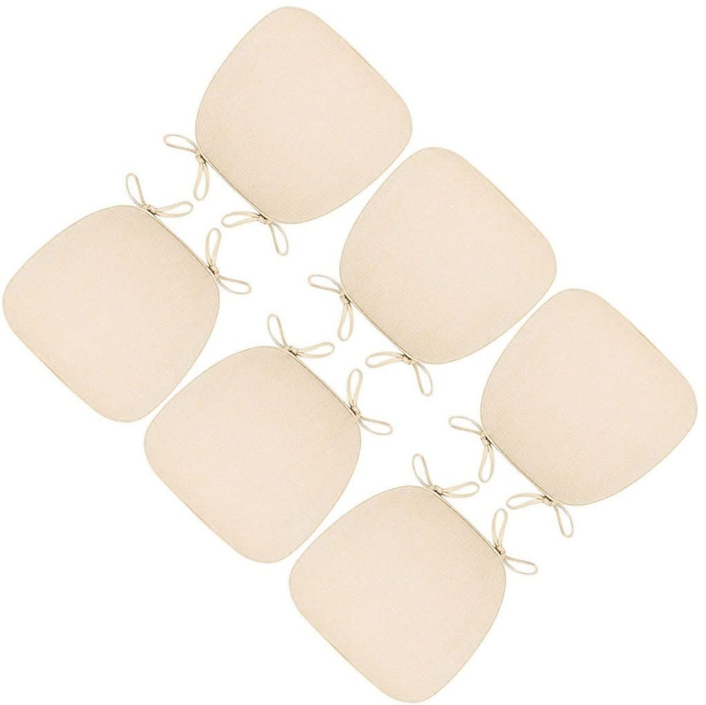 EORNOW Cuscino per Sedia da Pranzo, Set di 2/4/6 Cuscini per Sedie A U, Morbido