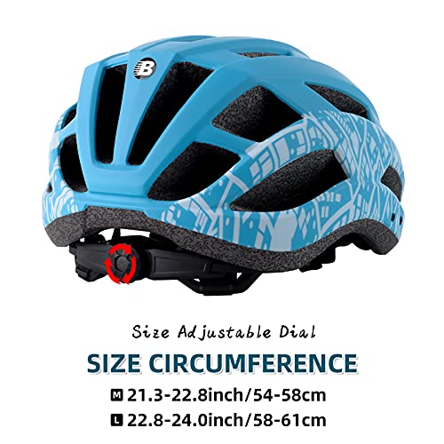Youth Bike Helmet, Road Mountain Bicycle Helmet For Teenager Kids Boy Girl, Lightweight And Adjustable With Detachable Visors, 2 Sizes (Blue) #TOP5