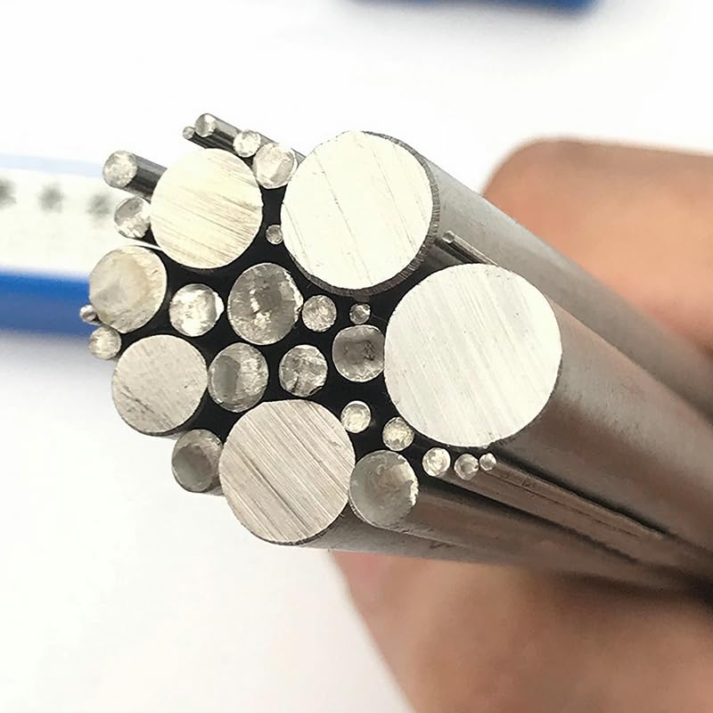 Pièce 30/36 d‘acier inoxydable cuir solide core stick roll mandrel coil creux forme rod pour joaillerie outil de fabrication de bijouterie (30 Piece X Length 100MM)