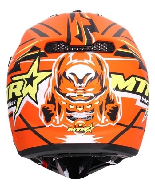 Casco de Motocross niños Shiro MTR MX-308 Naranja