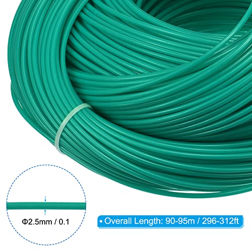 Patikil Wicker Repair Kit, Round Synthetic Rattan Material Plastic Wicker Woven Rattan Set For Diy Craft And Weaving Basket Making, Dark Green #TOP1
