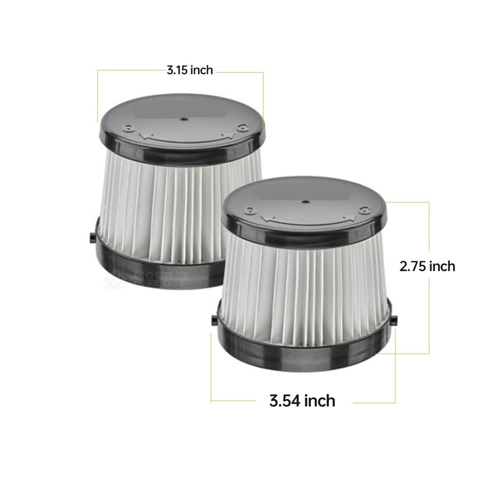 Vacuum HEPA Filter Replacement Kit For DVC750L & XCV11Z XCV11T