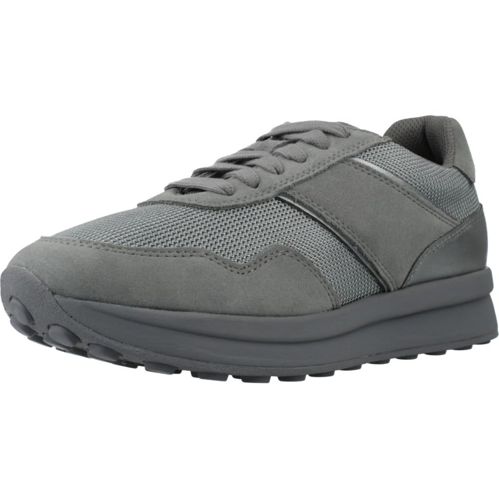 Geox Women's D Runntix ASneaker, Sage, 7 UK