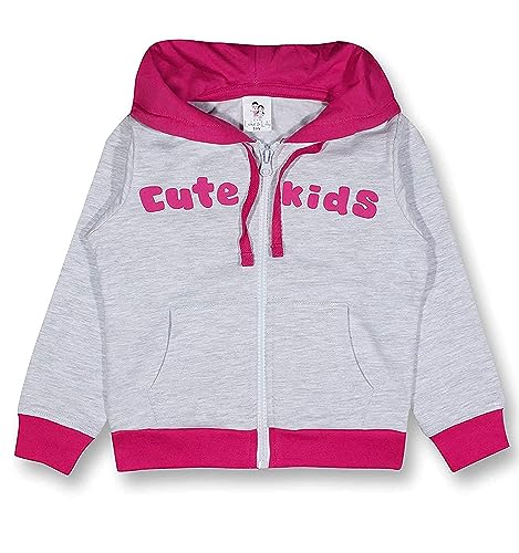 Image of Luke and Lilly Kids Hooded Sweater for Winter wear with Cotton Fabric