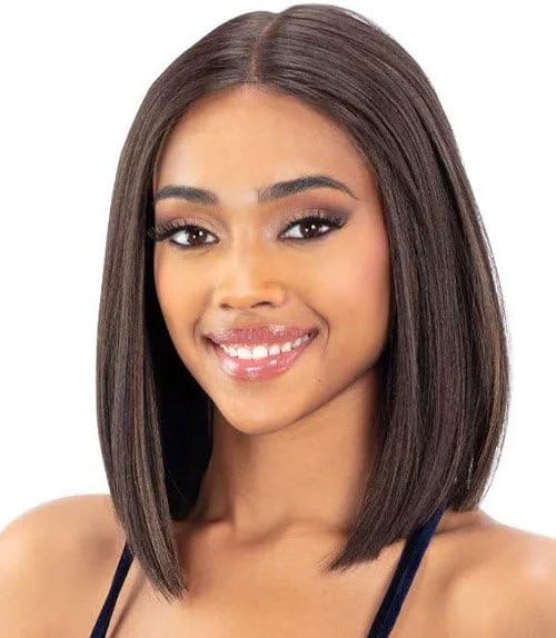 Shake-N-Go HD Lace Front Wig Harmony Glueless Kadin (Color: OFF BLACK 1B)