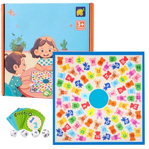 Juegos de matemáticas para niños, juegos de suma y resta | Divertidos juguetes aritméticos para animales - Manipuladores de matemáticas, juego de multiplicación, juguetes de aprendizaje de matemáticas