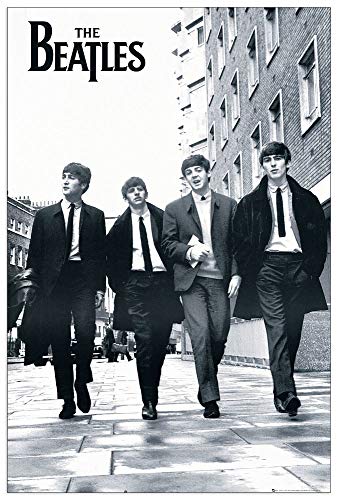 Artopweb The Beatles Panneaux Decoratifs, Multicolore, 60×90 Cm - Les Beatles, Paul McCartney, John Lennon, RIngo Starr, George Harrison Artopweb The Beatles Panneaux Decoratifs, Multicolore, 60x90 Cm