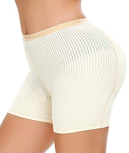 Image of NINGMI Womens Butt Lifter Seamless Hip Enhancer Underwear Booty Pads Shaper Boyshorts