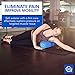 Rolling With It Foam Roller with High Density for Physical Therapy, Muscle Roller for Exercise and Muscle Recovery, Eco-Friendly Back Roller, Firm and Smooth Surface Massage Roller, Size: 13 inches