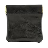 [エンドマーク] 日本製 革職人がつくる 本革 コインケース 小銭入れ 袋タイプ メンズ レディース (ブラック)