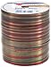 Produktbild PRÄSENT RAFFIA PEARL-Multicolour Bastband rot / grün / gold, 50 m metallic Dekoband für Präsente, zum Verzieren & Basteln, Geschenkband für feierliche Anlässe