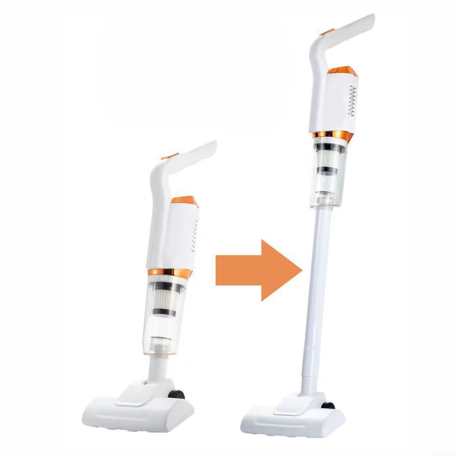 ZYNCUE Aspirapolvere senza fili, aspirapolvere verticale, motore brushless leggero e potente da 550 W, per divani e pavimenti duri (scatole colorate)