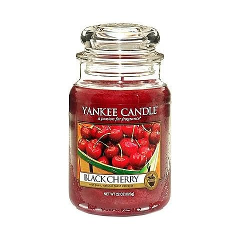 YANKEE CANDLE Duftkerze im Glas Black Cherry 110-150Std. 623g Cover