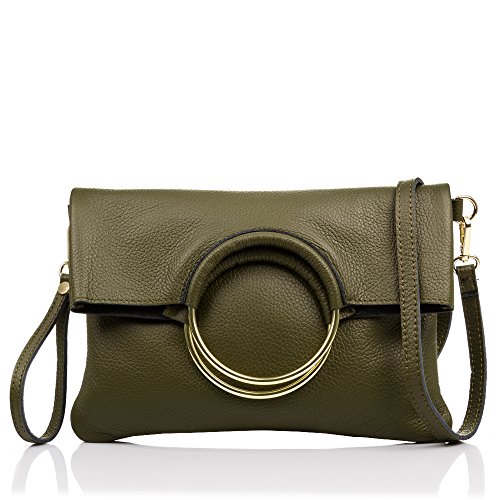 LiaTalia Borsa A Tracolla In Vera Pelle Italiana | Modello Abby Trapuntato Beige | Fatta A Mano A Firenze - 3