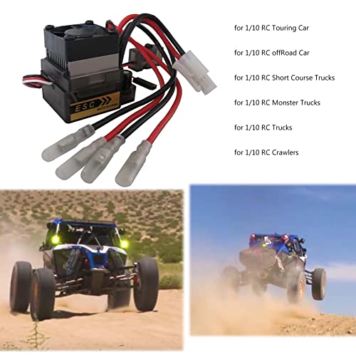 Powerday Off-Road 320A Brushed Esc Speed Controller Tamiya Plug Bec : 5.6V 2A For Rc 1/10 4Wd Car Truck Auto #TOP3