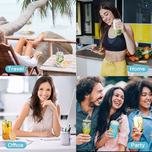 Vaso de sublimación para cafetera helada y cócteles en terrazas de verano 6